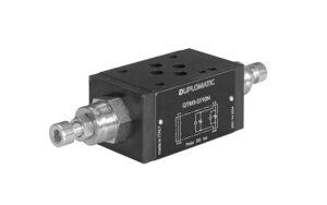 QTM3 Throttle valve with free flow in one direction