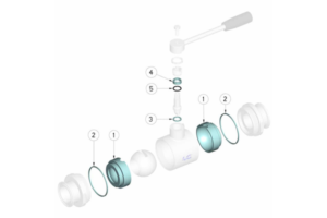 SPARE SEALS KIT FOR BALL VALVE – INTEGRAL SEALS