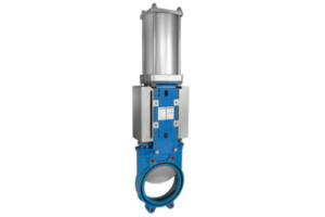 Bi-directional knife gate valve